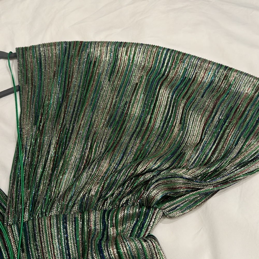 Rotate Birger Christensen draped sparkly mini dress - Picture 7 of 13